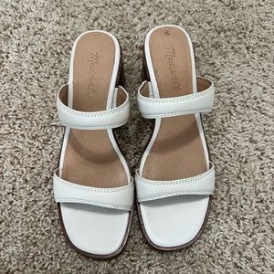 BRAND NEW Madewell Double Strap Sandal in Leather